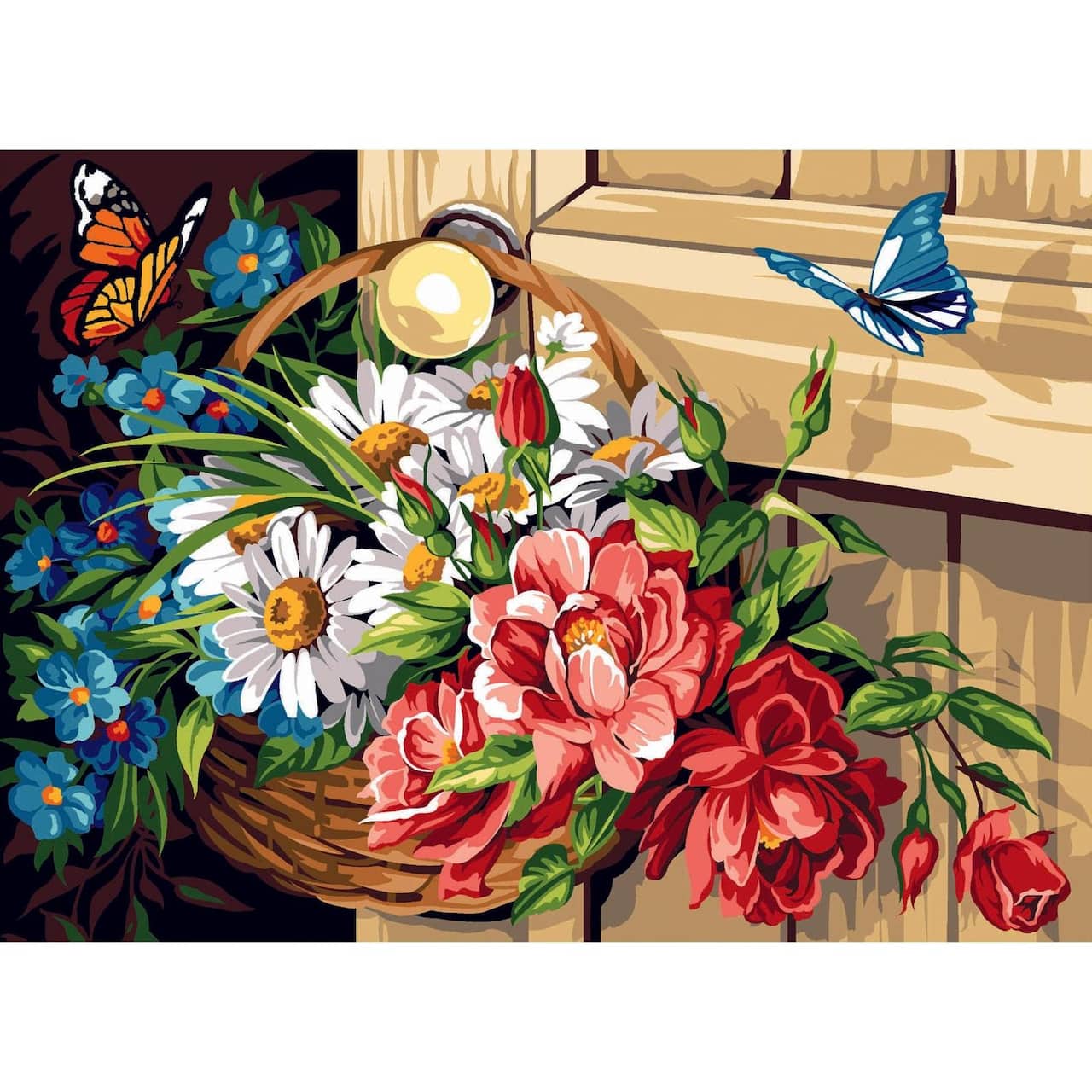 Gobelin The Door Handle Printed Tapestry Needlepoint Canvas